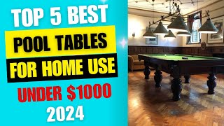 Top 5 Best Pool Tables For Home Use  Best Home Pool Tables 2024 [upl. by Greg]