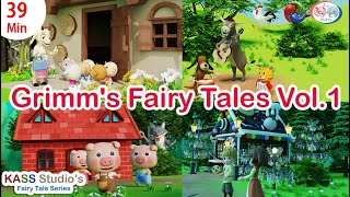 Lets Study English Fairy Tale Picture Book Series  Grimms Fairy Tales Vol1 [upl. by Tebor]