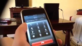 iPhone 3G stuck on Emergency Call Lock Screen [upl. by Natsirk]