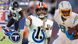 CALVIN RIDLEY a TITANS  COLTS firman a JOE FLACCO  MIKE WILLIAMS CORTADO [upl. by Yole]