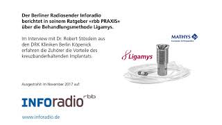 Ligamys in der Sendung «rbb Praxis» auf Inforadiode [upl. by Dermot]