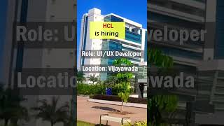 UIUX Designer Job Opportunity at HCL Tech in Vijayawada [upl. by Ahsenre]