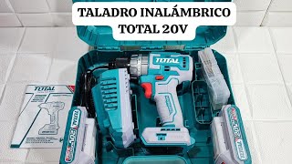 TALADRO INALÁMBRICO TOTAL 20V  TIDLI20605  ES POTENTE [upl. by Naashar669]