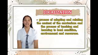 Contextualization Localization and Indigenization of the Curriculum [upl. by Eel100]