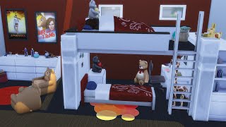 LIT EN HAUTEUR  100 JEU DE BASE  SIMS 4 NO CC [upl. by Desdamonna]