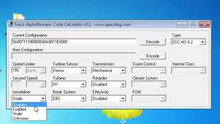 IVECO ALPHANUMERIC CODE CALCULATOR [upl. by Adaminah]