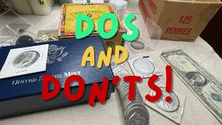 ❗️Dos and Donts of coin collecting❗️Easy tips and practices that help maintain your collection ❗️ [upl. by Onairot907]