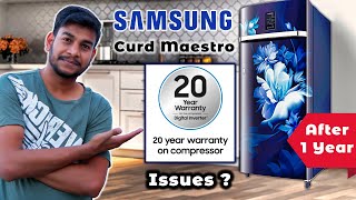 Problems after 1 Year  SAMSUNG Curd Maestro Refrigerator [upl. by Aip704]