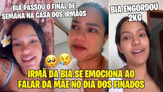 BIA CHAGAS PASSOU O FINAL DE SEMANA NOS IRMÃOS IRMÃ DA BIA SE EMOCIONA AO FALAR DA MÃE 😢 [upl. by Enilra]