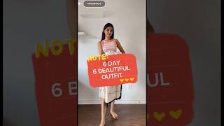 6 day 6 beautiful dress shortsfeed ootd stylehaul dress fyp shorts shortsindia viralshorts [upl. by Onfroi809]