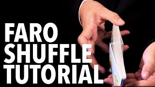 Cardistry for Beginners Shuffles  Faro Shuffle Tutorial [upl. by Anaeel]