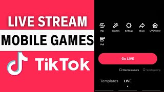 How To Live Stream Mobile Games On TikTok  Full Guide [upl. by Igenia]