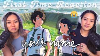 CANT STOP CRYING 😭💔 Our First ANIME Movie quotYour Namequot 2016 Kimi No Na Wa  Reaction amp Review [upl. by Zadoc615]