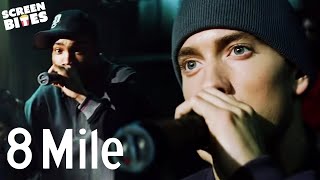 Rabbit Eminem Rap Battle Vs Lil Tic  8 Mile 2002  Screen Bites [upl. by Caasi]