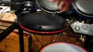 ION vs Rock Band 1 drums  rebound comparison [upl. by High]