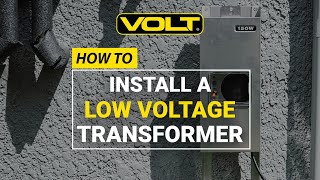 Installing a Transformer for Low Voltage Landscape Lighting [upl. by Ardnos]