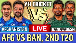 bangladesh vs afghanistan live match score  ban vs afg live 2nd t20 match today [upl. by Garey]