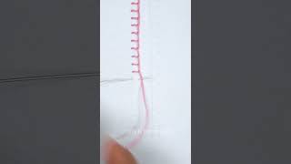 Super easy buttonhole hand embroidery tutorial part1 shorts trending embroidery art [upl. by Ury717]