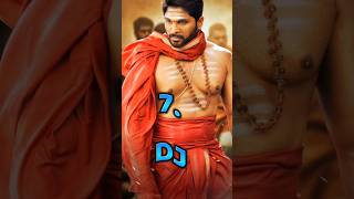 new allu arjun top 10 movies top 10 movies of allu arjun shorts viralvideo trending movie [upl. by Annaig302]