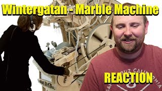 Wintergatan  Marble Machine music instrument using 2000 marbles REACTION [upl. by Nevah]