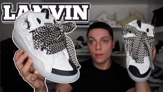 LANVIN Curb Sneaker WhiteBlack Transparent Sole Review  ON FOOT [upl. by Greene]