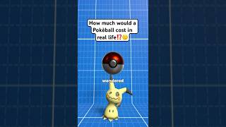 How Much Would A Pokeball Cost In Real Life pokemon nintendo [upl. by Adidnac]