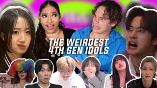 Waleska amp Efra react to The Weirdest 4th Gen Idols and Jaemin😂 ft NMIXX  NCT  IVE  P1HARMONY [upl. by Romalda]