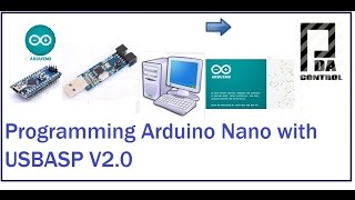 Programming Arduino Nano with V20 USBASP ICSP PDAControl [upl. by Yllod]