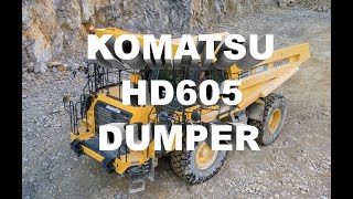 LATEST NEW KOMATSU HD 605 50 TONNE DUMPER [upl. by Annaer]