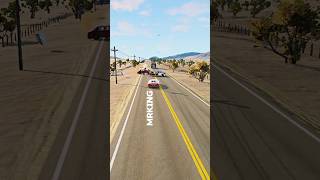 RealisticHighwaysCareCrashBeamNG Drive shortsfeed shortvideo shortsviral carcrashes beamng [upl. by Shakti512]