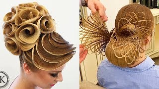 HERMOSOS PEINADOS PARA FIESTAS DE GALA 2018  Beautiful Hairstyles Compilation [upl. by Margreta764]