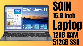 SGIN 156 Inch Laptop with 12GB RAM and 512GB SSD  realtecshop [upl. by Conn]