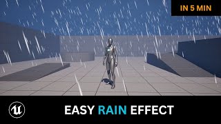 Create Rain in Unreal Engine 5 with Niagara  Quick and Easy Tutorial [upl. by Hallam]