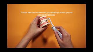 Tooth Stain Eraser  Plaque Remover  Mouth Mirror demo video [upl. by Hotze]