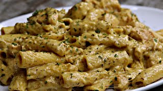 Creamy Pesto Chicken Pasta Recipe [upl. by Yedrahs]