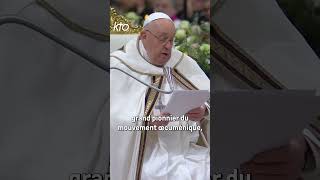 🔴Le message du Pape pour lUnité des chrétiens lors de la fête de la Conversion de saint Paul [upl. by Nirual757]