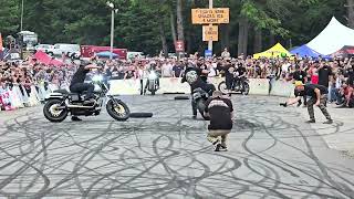 101st Bike Week Laconia Nh Gunstock Mountain Smoke Show Part 3 [upl. by Iluj]