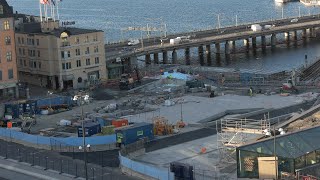 Stockholm Projekt Slussen November 2024 Del 50 UHD 4K [upl. by Asle5]