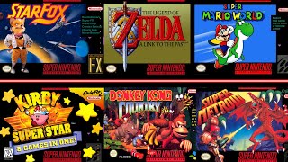 Top 100 SNES Games of All Time [upl. by Aerdnas340]