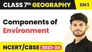 Components of Environment  Class 7 Geography [upl. by Kylie]