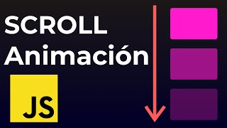 Animación al hacer SCROLL JS  CSS  Intersection Observer [upl. by Haff726]