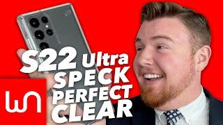 Speck Presidio PerfectClear For Galaxy S22 Ultra Unboxing [upl. by Atauqal]