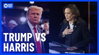 Debate Showdown Harris amp Trump Face Off  10 News First [upl. by Eimmij860]