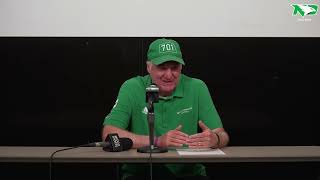 UND Football  Bubba Schweigert Postgame  83124 [upl. by Novyar441]