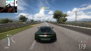 Aston Martin Vantage  Forza Horizon 5  Logitech G29 gameplay [upl. by Werbel815]