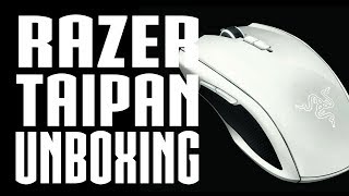 Razer Taipan White Gaming Mouse Unboxing  GameGearbe [upl. by Reggi]