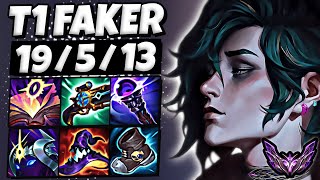 T1 Faker Hwei vs Brand  MID  Patch 1411 Korea Master ✅ [upl. by Stacee669]