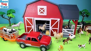 Terra Battat Barn Farm Playset with Fun Animals Toys [upl. by Krystyna]