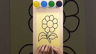 Sand painting rose art sandart shorts [upl. by Ralaigh]