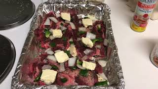 How To Cook Oven Baked Chuck Steak  Easy Recipe [upl. by Norel]